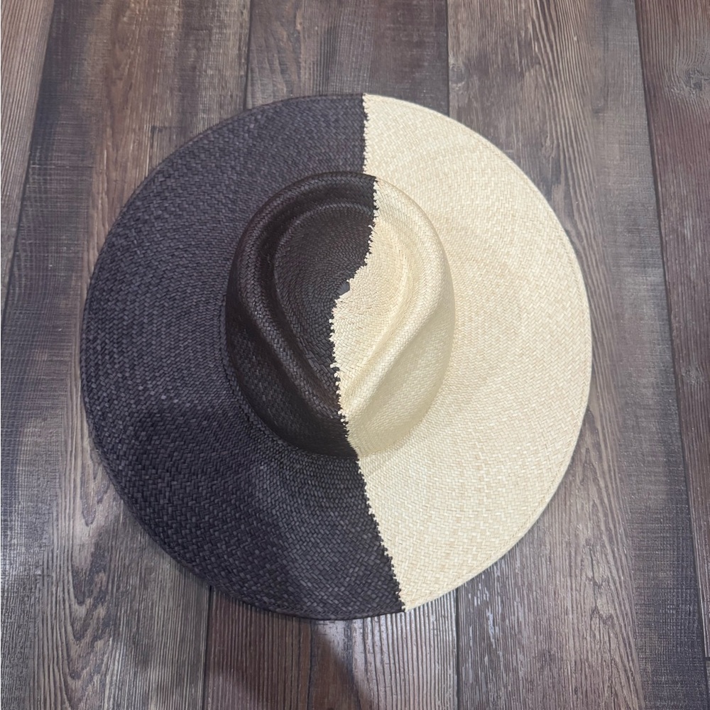 Old Habits Die Hard Black and Tan Straw Hat